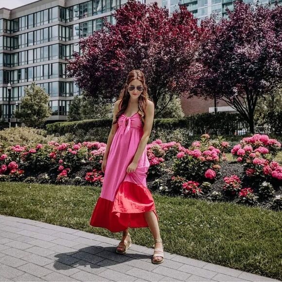 Women's Sleeveless Tie-Front Midi Dress - Tabitha Brown for Target - Picture 3 of 8